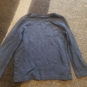 Blue long sleeve tee